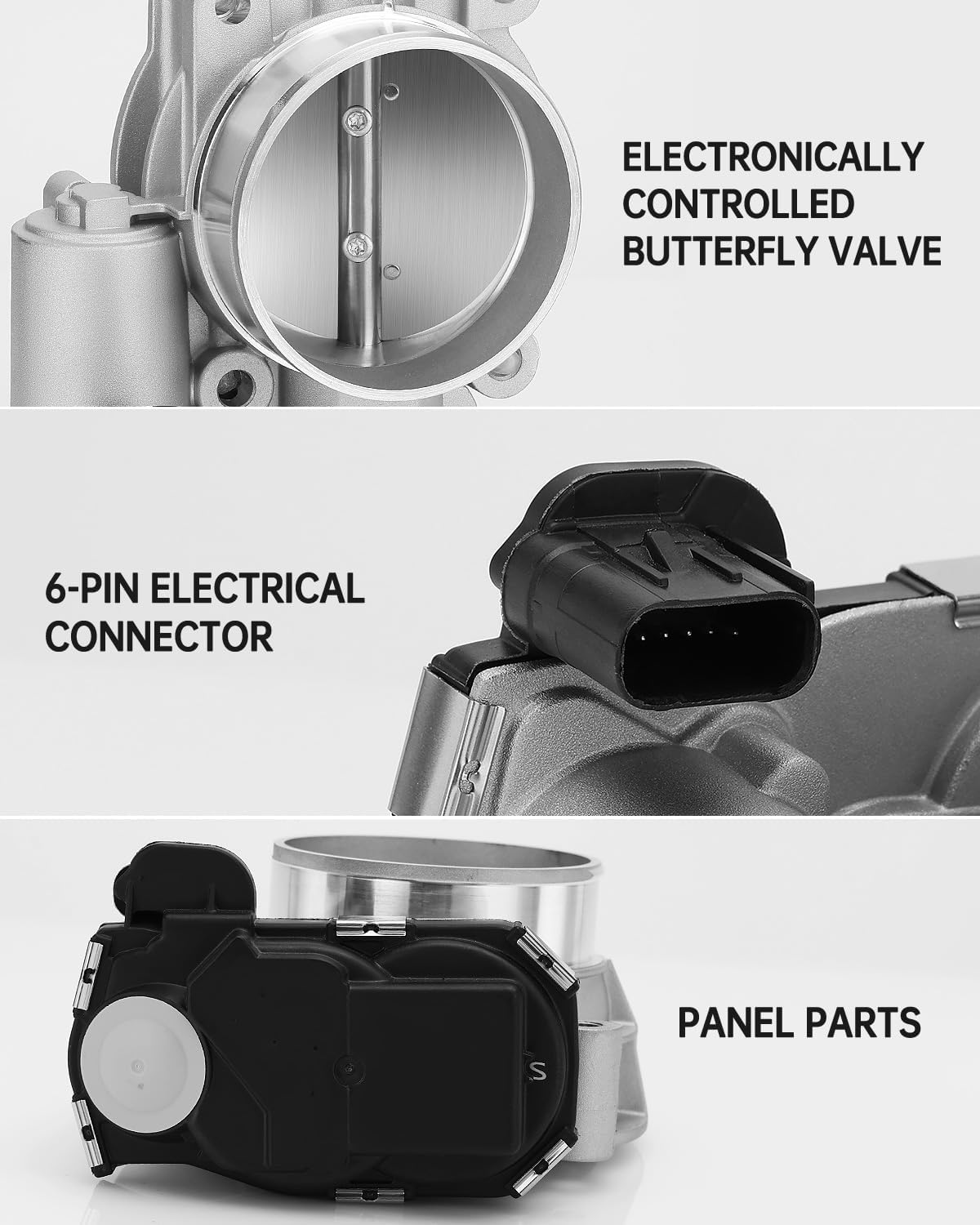 OKLPF Electronic Throttle Body Compatible with Cadillac Chevy Bu-ick & GMC Models ATS CT6 CTS SRX XTS XT5 Camaro Blazer Caprice Colorado Captiva Sport Equinox Impala Impala ，Replacement Number TB1291