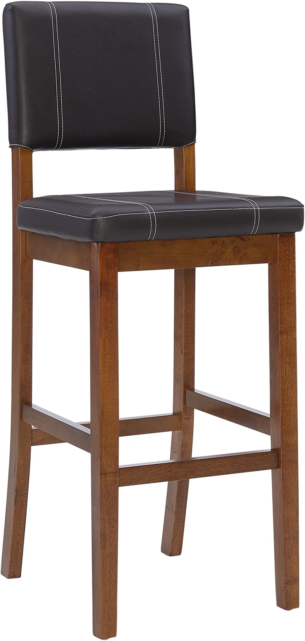 Linon Home Decor Milano Bar Stool, 30-Inch