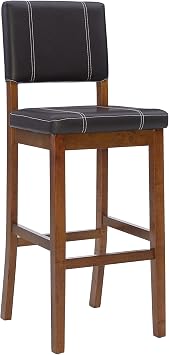 Linon Home Decor Milano Bar Stool, 30-Inch