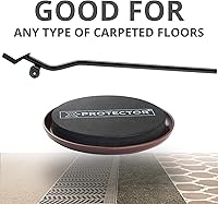 Vista 3 de X-Protector Deslizadores de Muebles para Alfombras y Juego de Herramientas Elevadoras de Muebles - 4 PIEZAS Deslizadores de 3 1/2" para Muebles