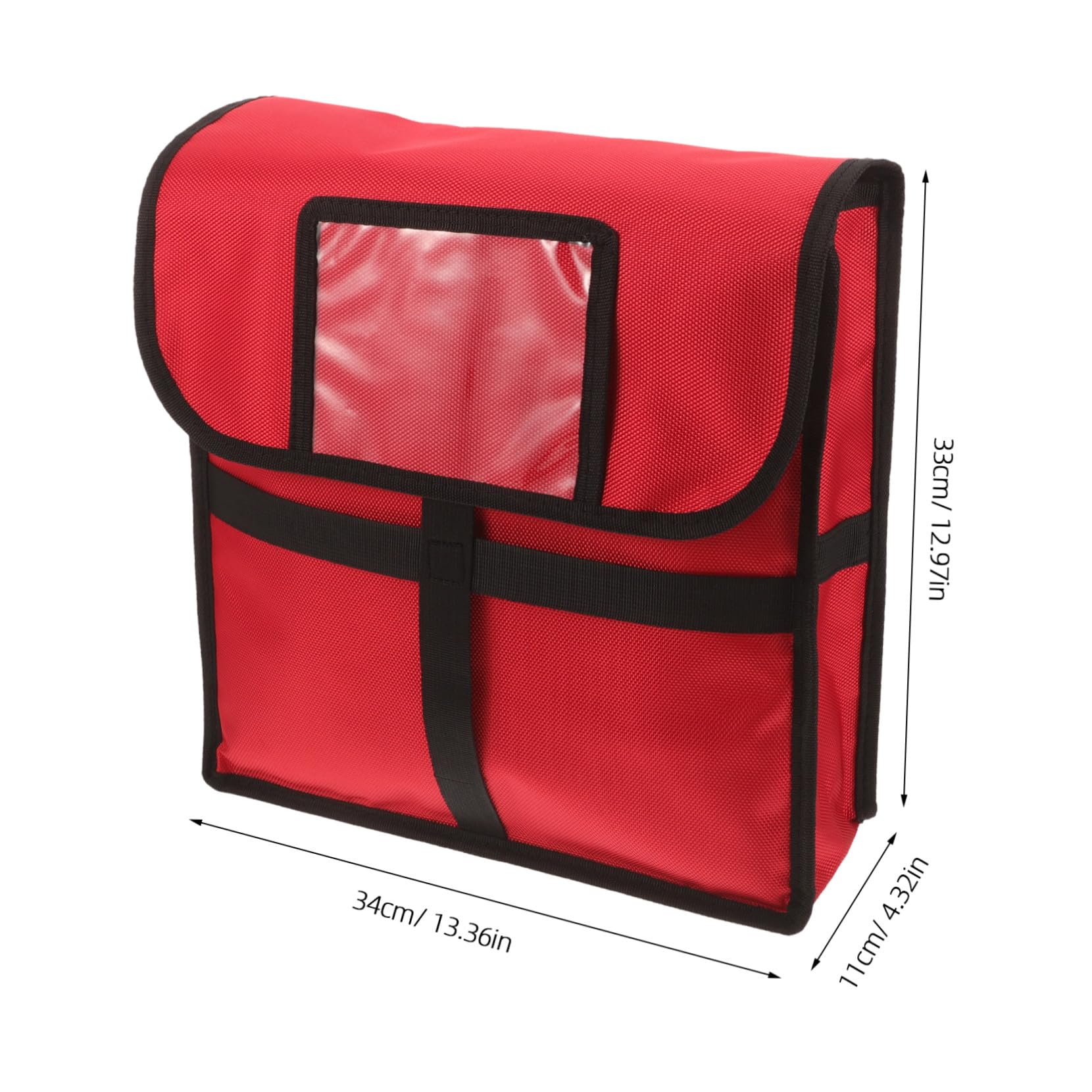 Sac Grand pour Livraison de Pizza Professionnel avec Fermeture et Poignée Sac Thermique Résistant à Humidité pour Transport Alimentaire Commercial