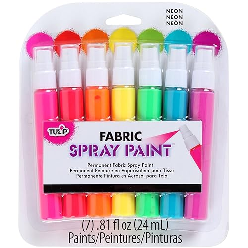 I Love To Create Tulip Mini fabric spray paint Neon 7pcs