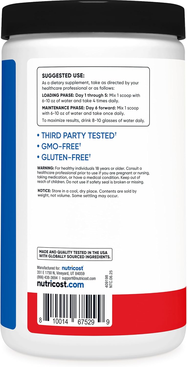 Nutricost Creatine Monohydrate Powder (Fruit Punch, 500 Gram) (Pack of 2)