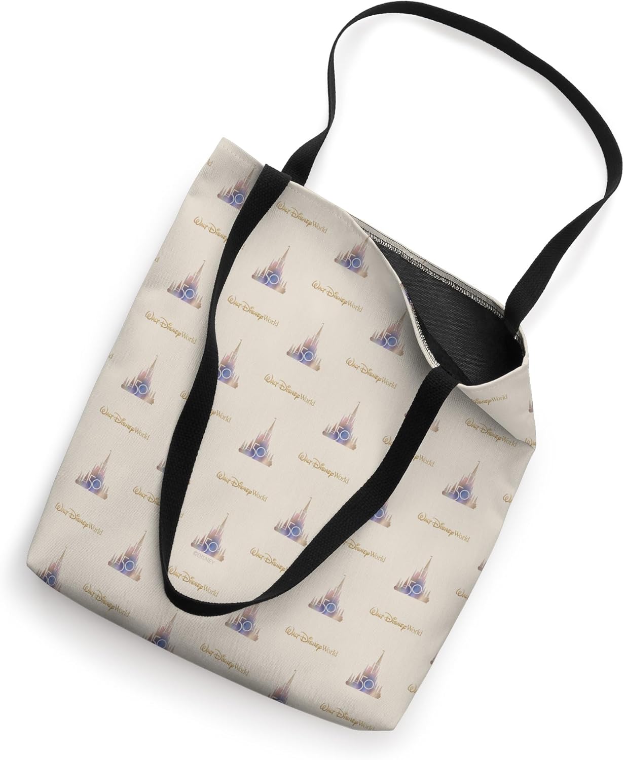 Walt Disney World 50th Anniversary Castle Print Tote Bag
