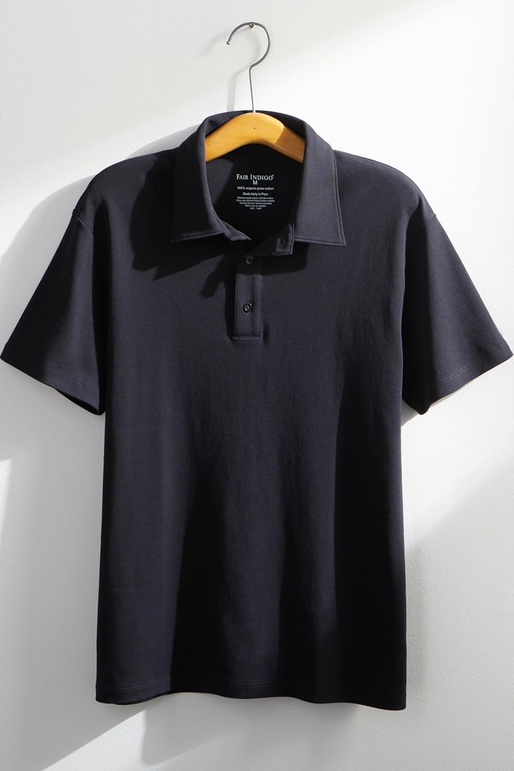 Fair Indigo Men's Forever Organic Polo - Image 4