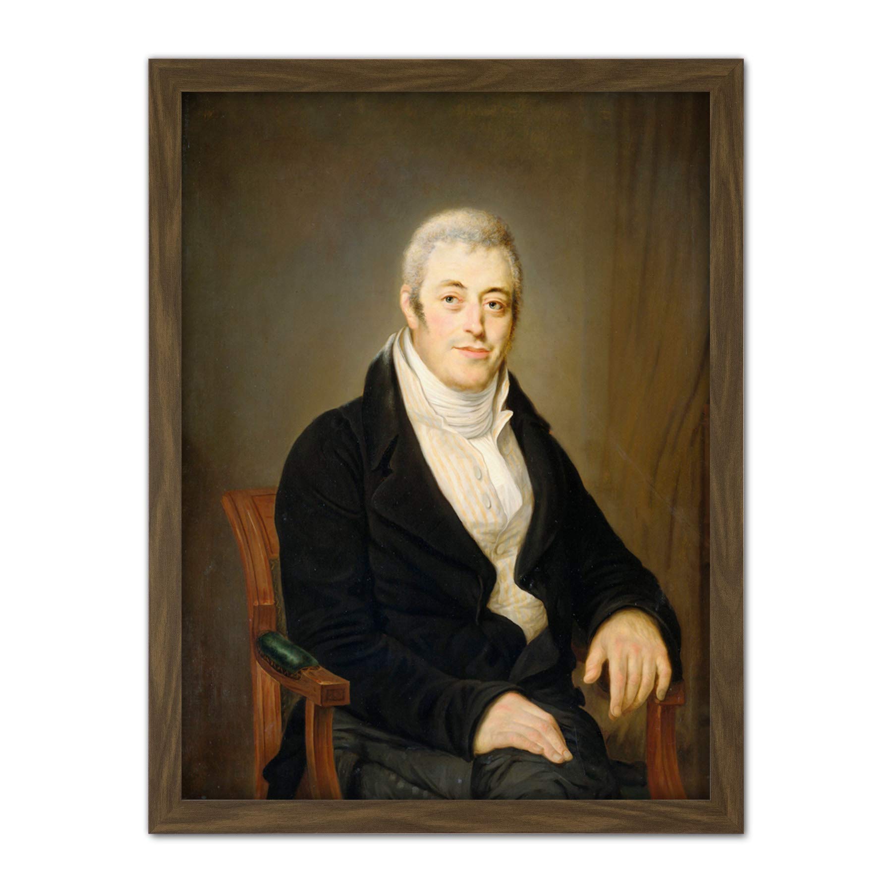 Artery8 Moritz Portrait Jonas Daniel Meijer Painting Artwork Framed Wall Art Print 18X24 Inch