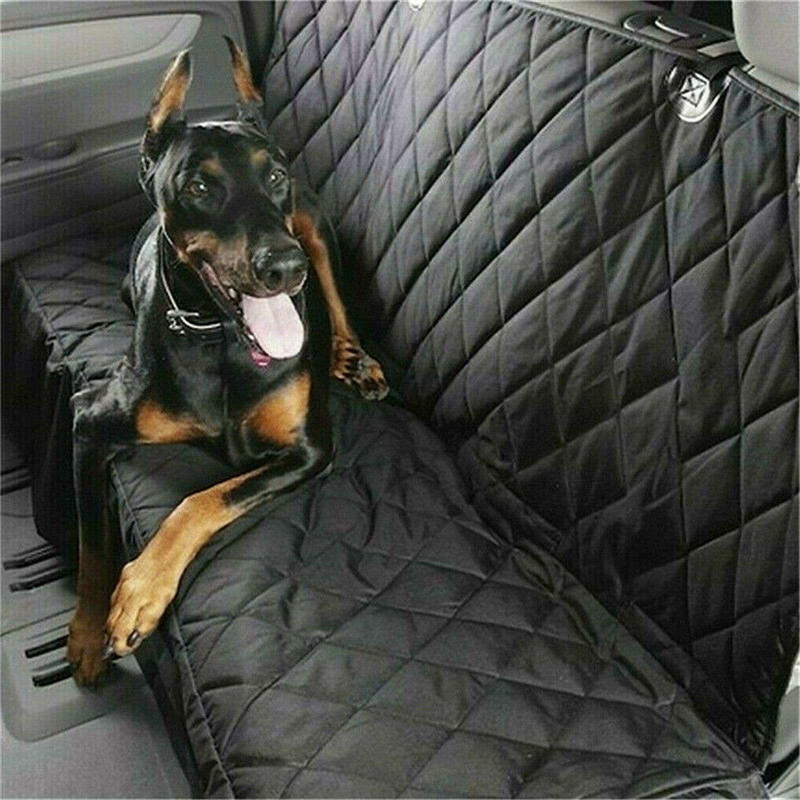 BingoPaw Coprisedili per auto per cani, protezione sedile auto per cane, protezione sedile posteriore, auto, tansport cane, impermeabile, misura universale (124 x 138 cm)