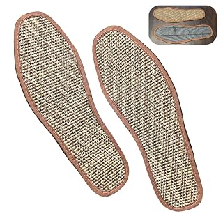 FreshDcart Bamboo Insole Breathable Arch Support Insert for Flat Feet, Odour Control Comfort Pad Every Shoes for Men & Women Boots & Sneakers (1 Pair) (EU 40)