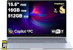 SAMSUNG Laptop Galaxy Book4 Edge de 15,6 polegadas FHD antirreflexo Qualcomm Snapdragon X Plus de 8 núcleos (até 45 tops) 16 GB RAM SSD de 512 GB para criador de designers profissionais Win11 ICP Hub