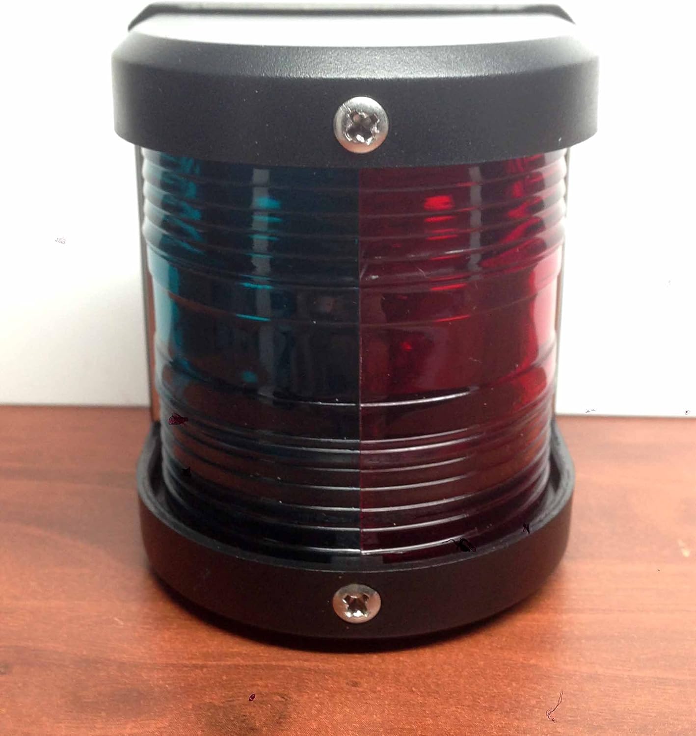 Pactrade Marine Boat Pontoon LED Navigation Light Black ABS Plastic Housing Boats Up to 12M Waterproof IP:66 Surface Mount 2NM (Combo Green and Red Bow)