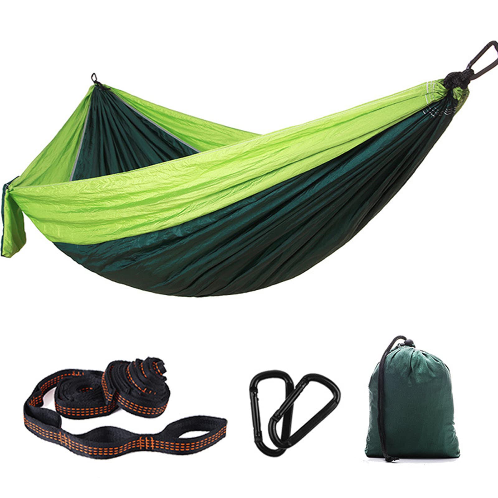 hammock， Outdoor Ultralight with Rope Covers, 300 kg Load Capacity (270 x 140 cm), Breathable, Quick-Drying Nylon Parachute, s