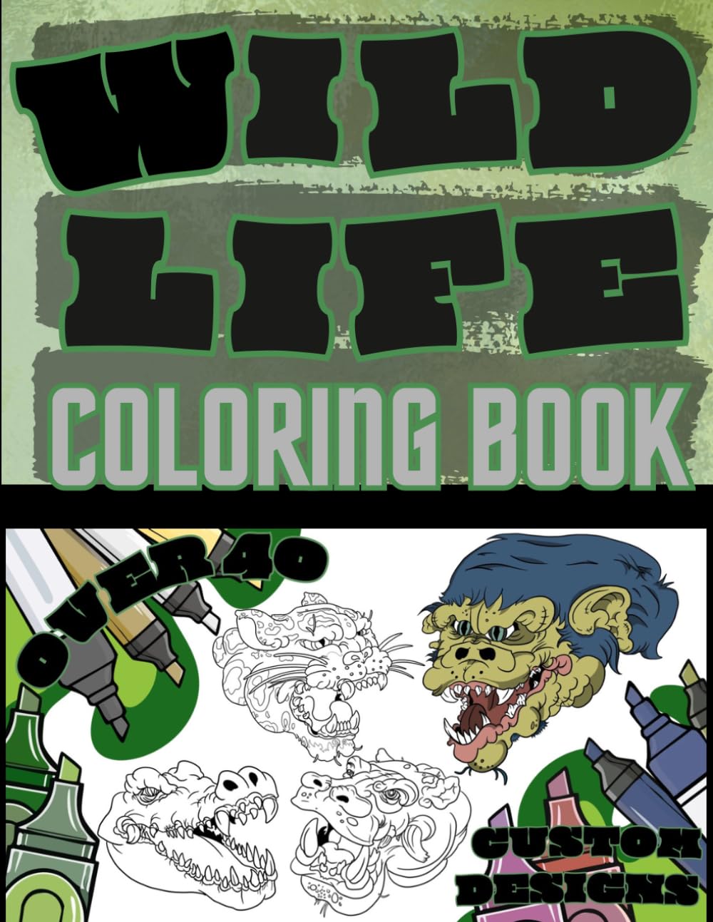 WILDLIFE COLORING BOOK