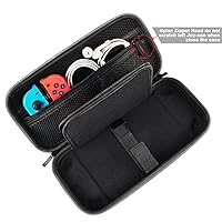 Vista 25 de daydayup Switch Carrying Case Compatible with Nintendo Switch 2, with 24 Games Cartridges Protective Hard Shell Travel Carrying Case Pouch for