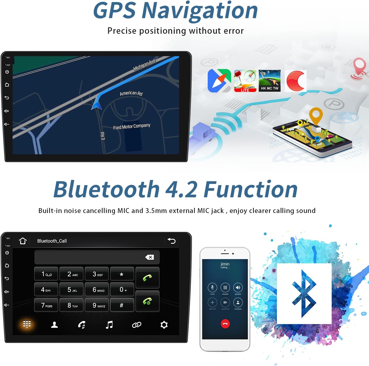 android 11 car stereo for ford escapekuga 2007 2012mazda tribute 2007 2012 with wireless carplay android auto 9 %e2%80%99%e2%80%99 touch screen ca