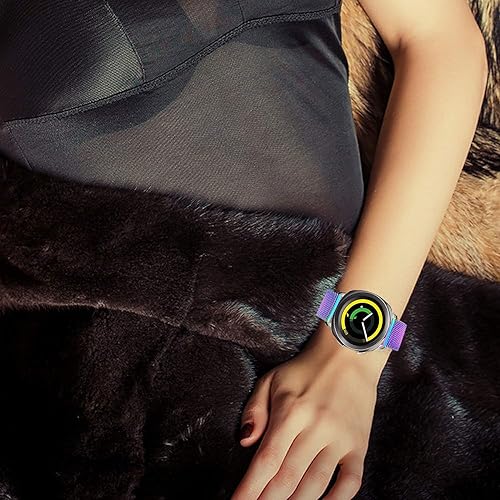 Miniatura 4 de DEALELE Correas compatibles con Samsung Galaxy Watch 66 Classic  55 Pro  44 ClassicGalaxy 3 1.614 in  Active 2, correa de repuesto de malla metálica