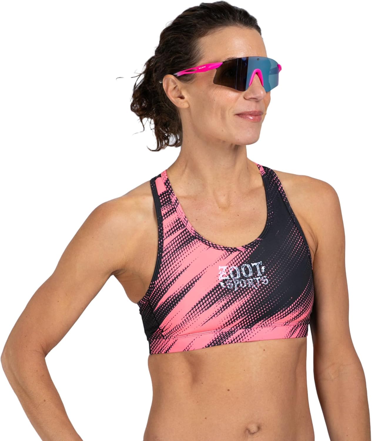 Zoot Women’s LTD Triathlon Sports Bra, Racerback High Performance Tri Sports Bra for Swim, Bike, Run & UPF 50+ Fabric