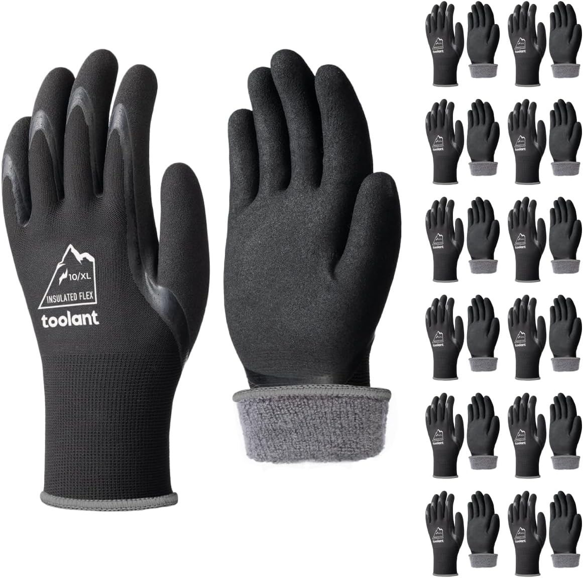 toolant Winter Work Gloves for Men & Women, Freezer Gloves with Super Durable & Grip, Insulated Liner for Cold Weather