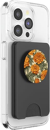 Miniatura 10 de PopSockets PopGrip estándar de acuarela Marigold Flower