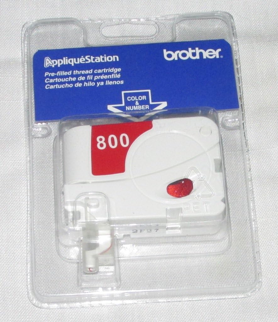 Brother Applique Station Pre-Filled Thread Cartridge 800 RED
