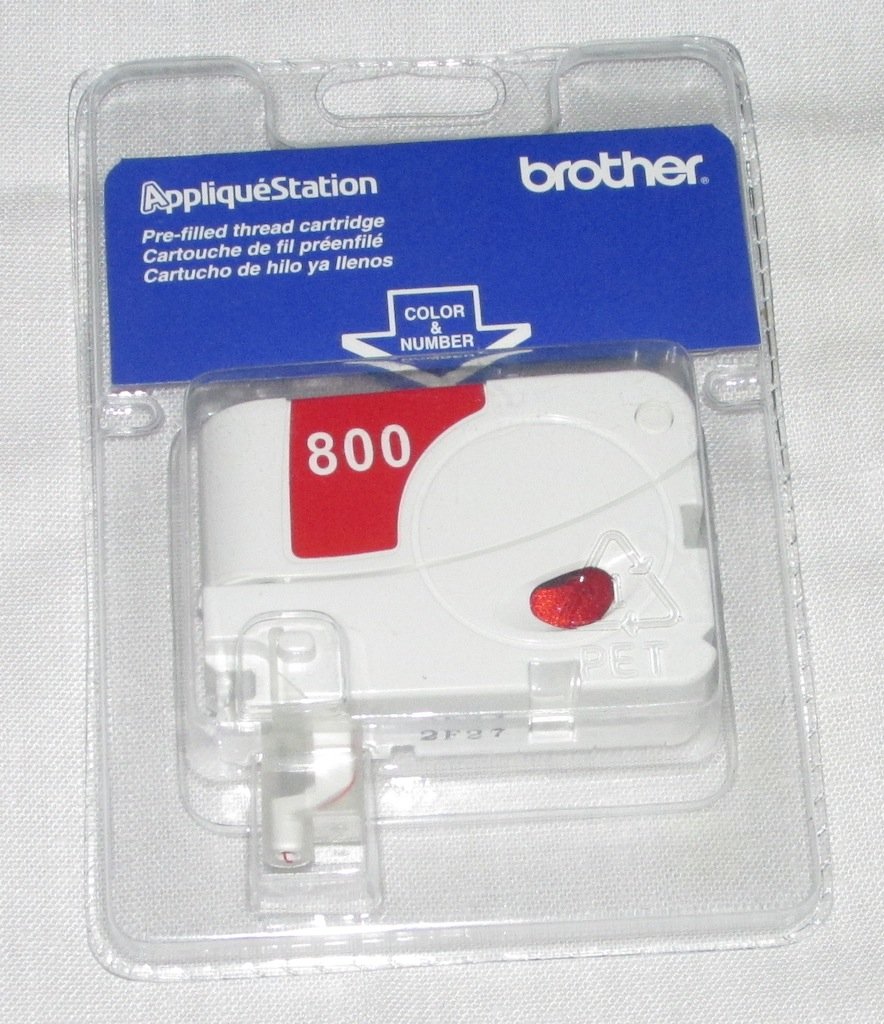 Brother Applique Station Pre-Filled Thread Cartridge 800 RED