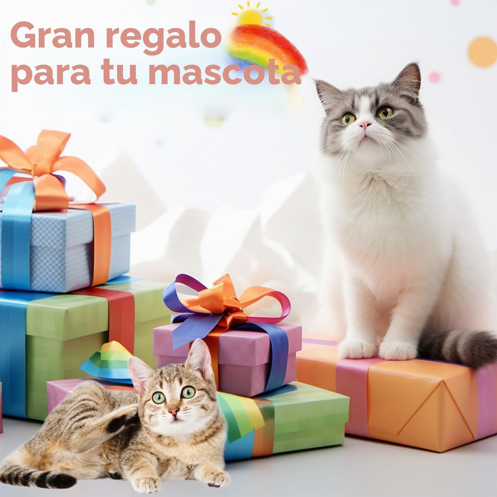 Paquete de 4 postes rascadores de repuesto para gatos de 15.7 pulgadas, postes rascadores de cuerda de sisal natural con tornillos M8 para piezas de renovación de torre de gatos de interior