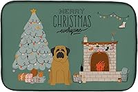 Vista 20 de Caroline's Treasures CK7824DDM - Tapete absorbente para secado de platos con diseño de bulldog inglés, rojo y blanco, para encimera de cocina, 14 x