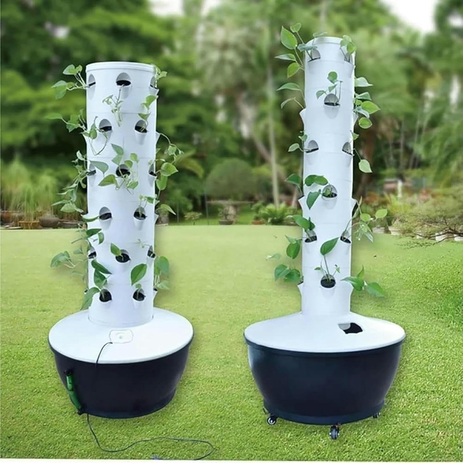 Hydroponic Growing Kits Hydroponics Tower 6 Level 36 Pods Hydroponics Growing System, Smart Garden Planter, Soilless Planting Equipment Kit Vegetables Fruits and Herbal Planting