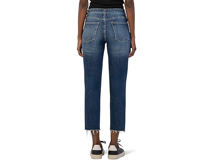 Rachael High-Rise Fab Ab Mom Raw Hem In Explore - Image 1