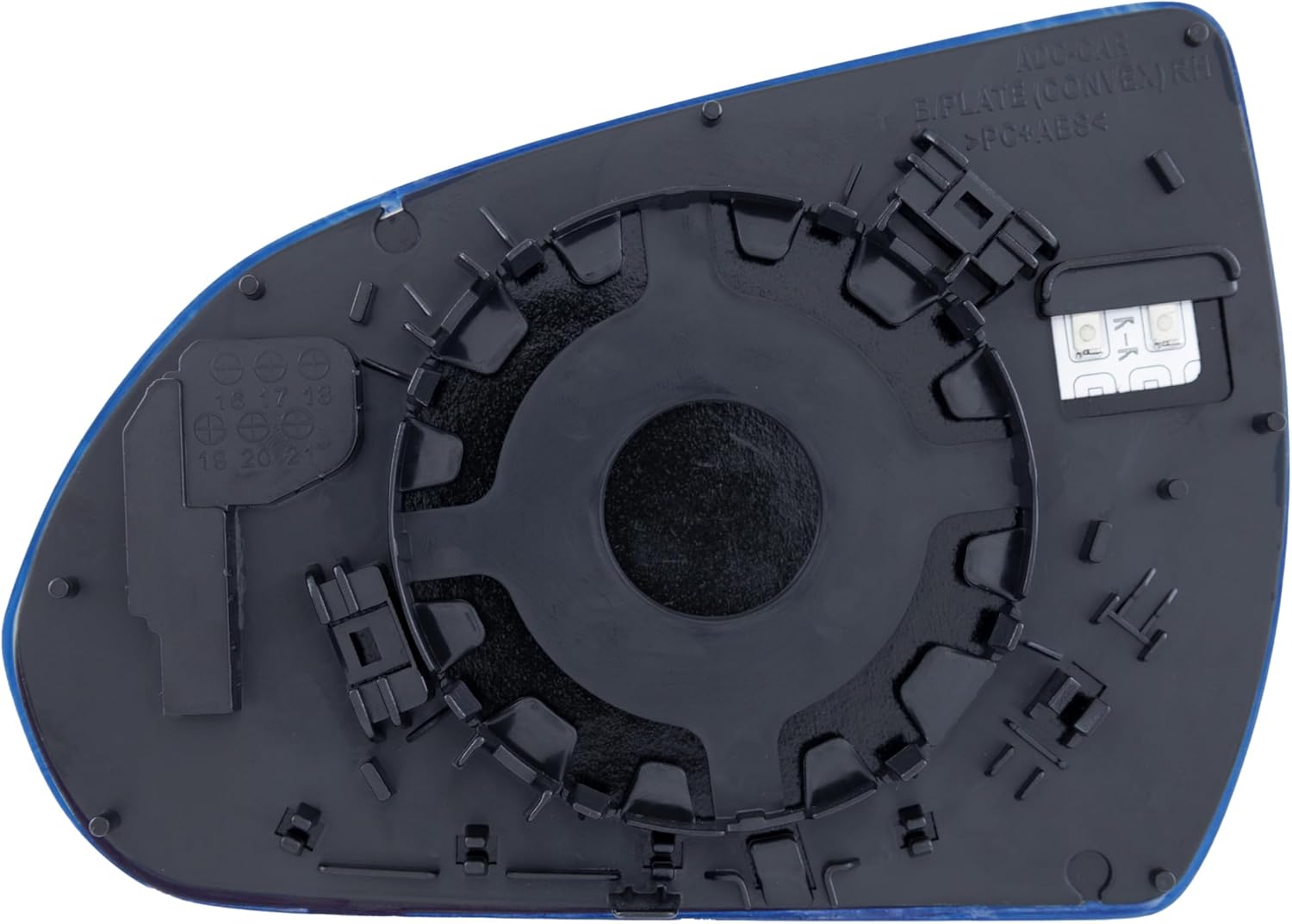 EAP Passenger Side Mirror Glass Compatible with Hyundai Elantra 2017-2020, Ioniq 2017-2022, Heated 87621G2400 87621F2050 87621F3050 87621F2060 87621F3000 HY1325102 HY1325103