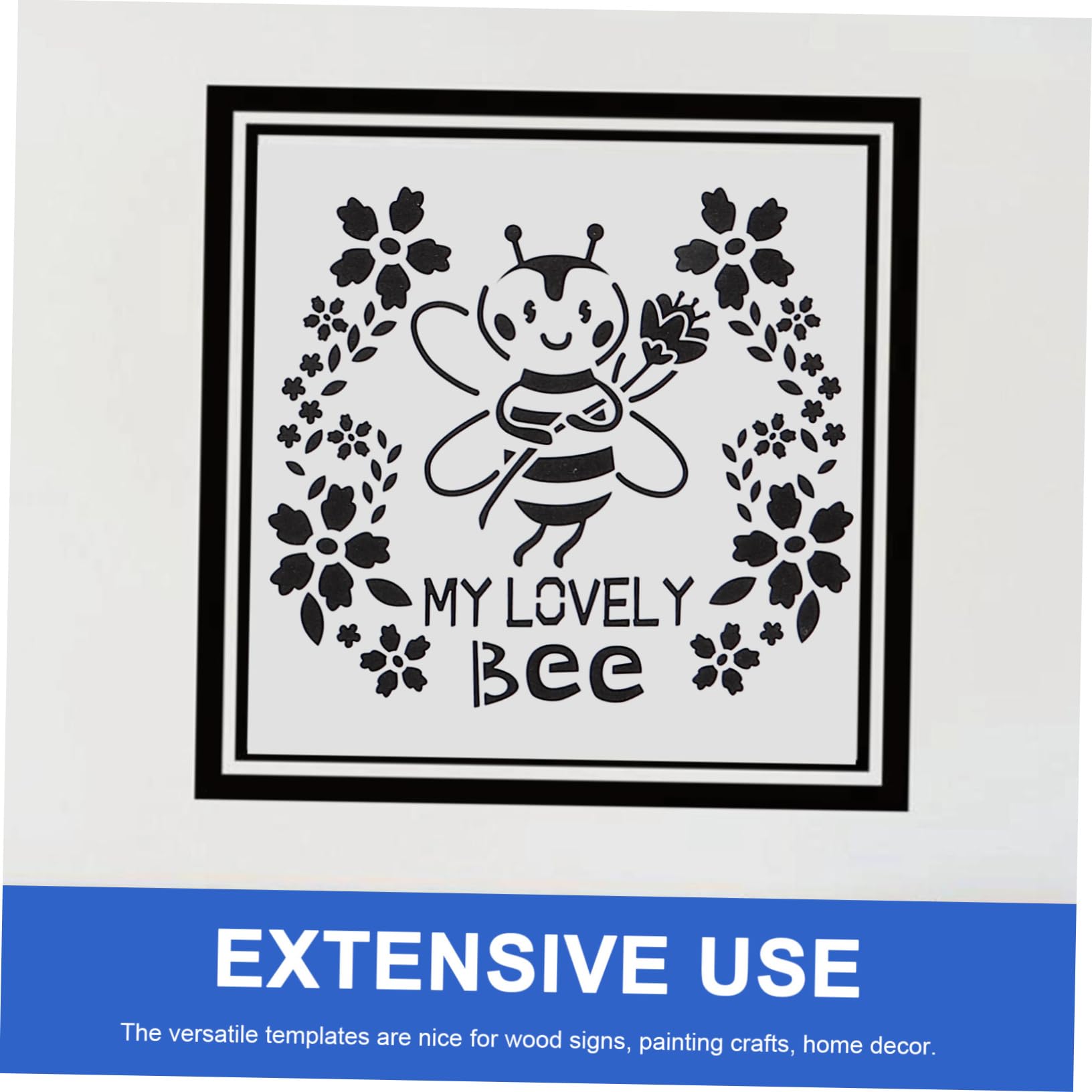 Lurrose 36feuilles Pochoirs De Dessin Pour Modèles Décoratifs De Abeilles Pour Projets Artistiques Et Peinture Sur Divers Supports