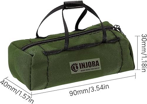 Miniatura 3 de INJORA Miniatura Decoración Escala Deportes Bolsa de Viaje para 1/10 RC Crawler Car Axial SCX10 II SCX10 Pro 90046 UTB10,3pcs