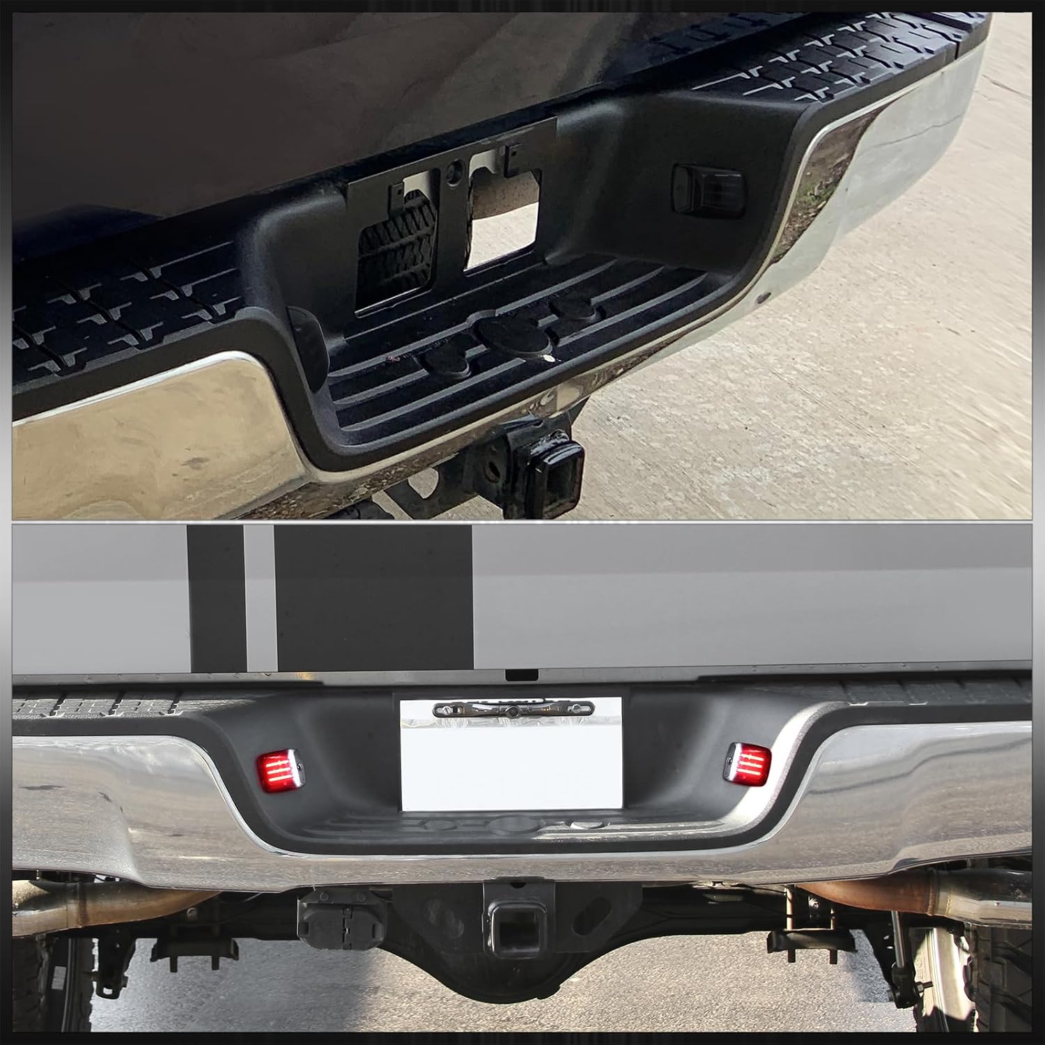 AJP Distributors White Red LED License Plate Lights Tag Bumper Lamps Assembly Compatible/Replacement For Tacoma/Tundra 2000 2001 2002 2003 2004 2005 2006 2007 2008 2009 2010 2011 2012 2013 2014 2015