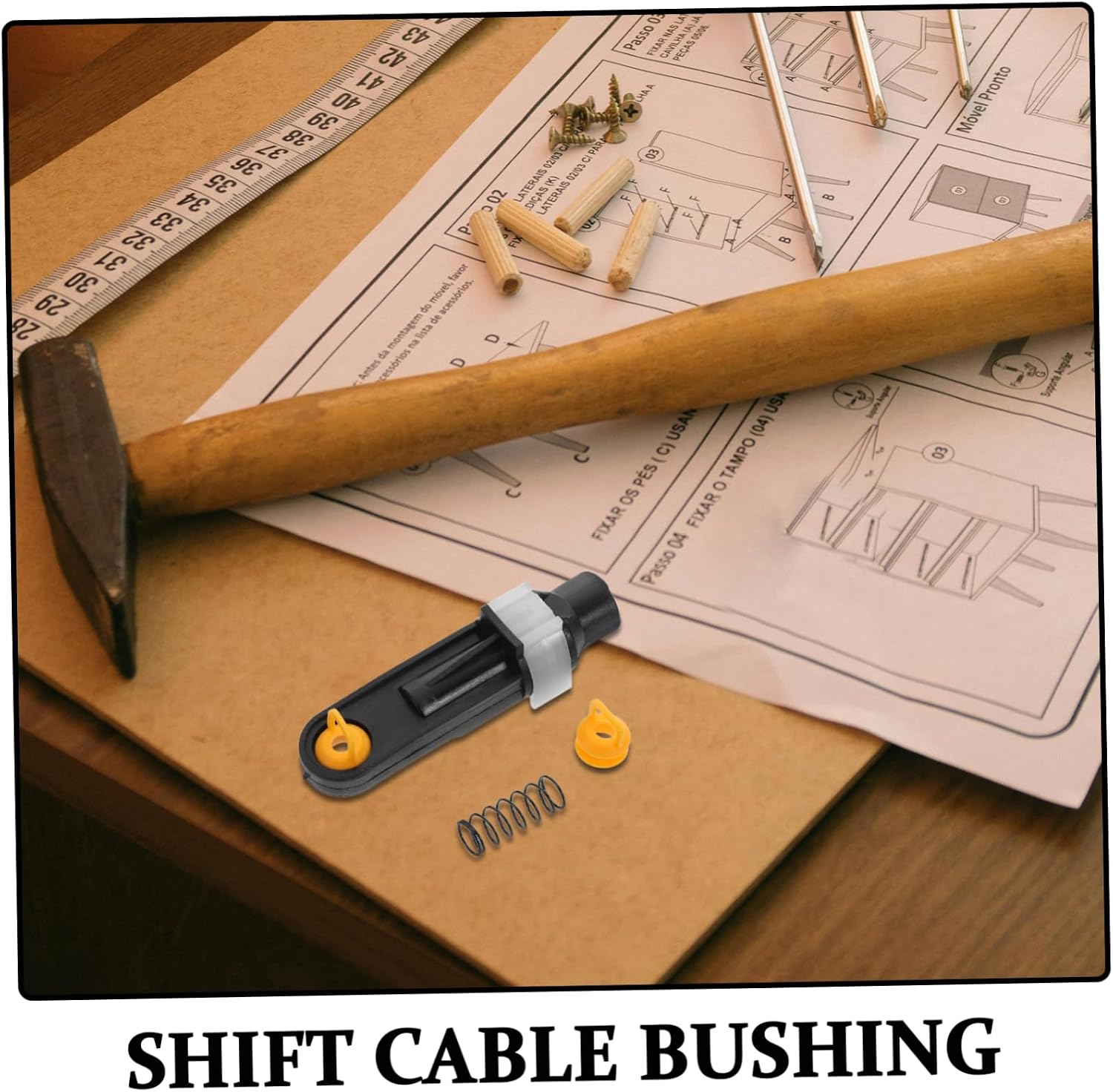 Shift Lever Bushing Kit Gear Shift Cable Bushing Replacement for Plastic for Automatic Transmission