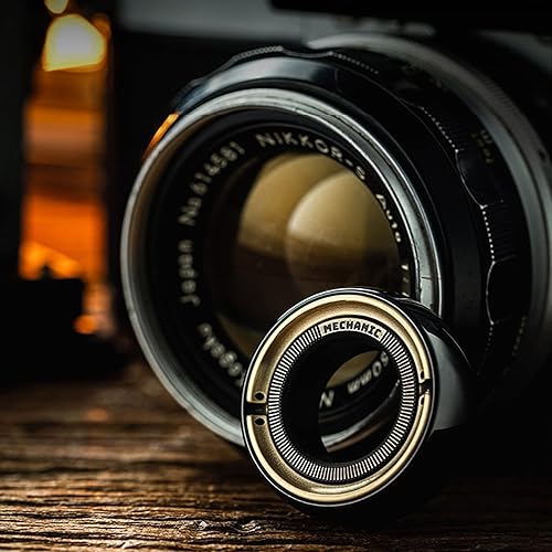 Miniatura 4 de WANERSEN Mecánico Paragraph Spinners Anillo Fidget EDC Anillos Palanca Magnético Juguete Descompresión de Dedos, Cobre Modelo C