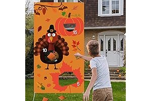 Tifeson Thanksgiving Bean Bag Toss Game for Family Fun and Thanksgiving Party Favors