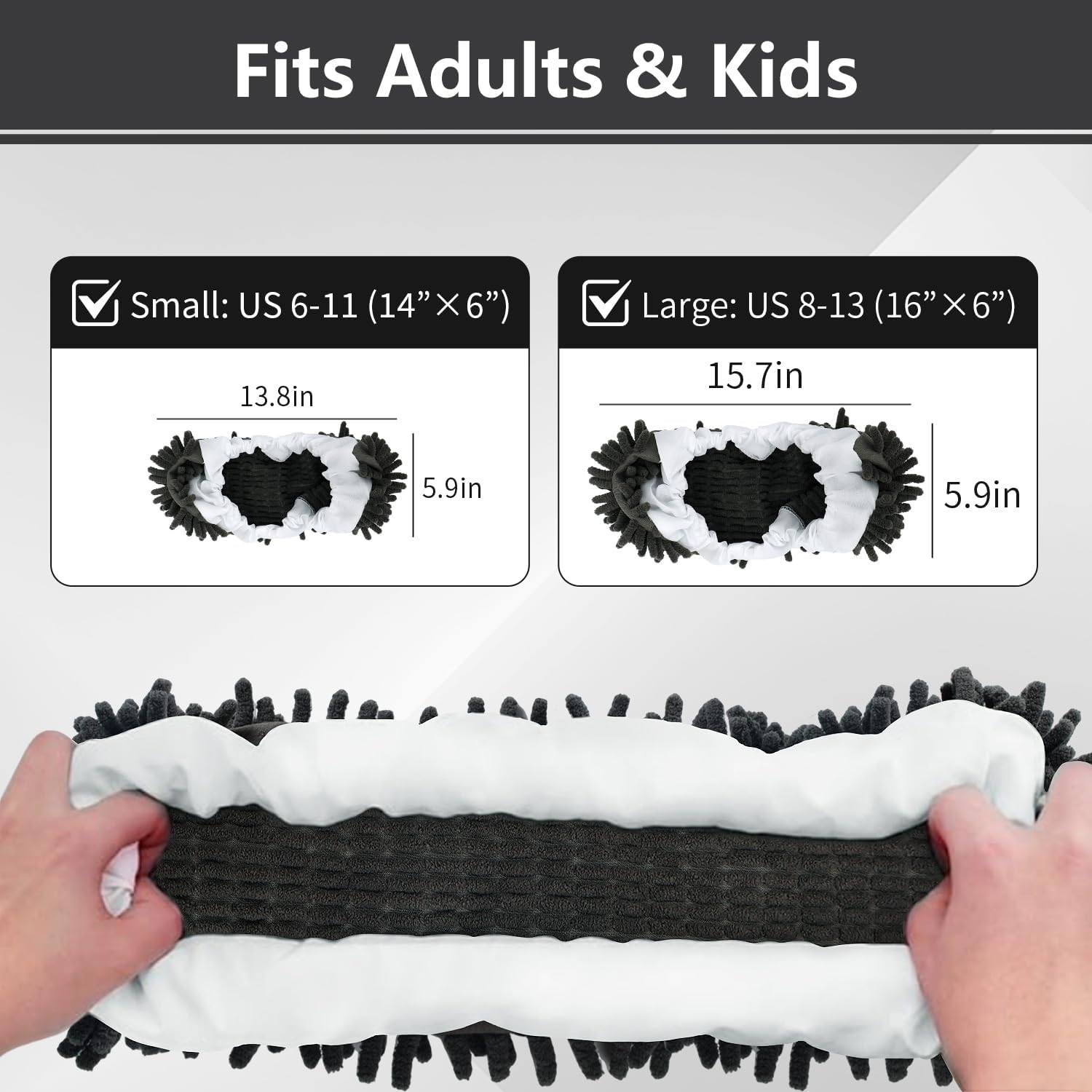 Mop Slippers Socks Floor Cleaning