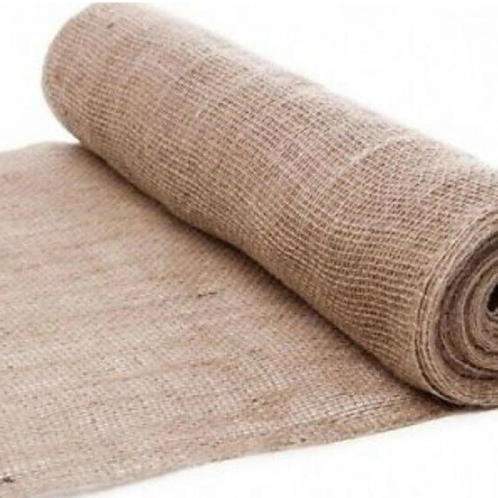SOPHIE LAURENCE Hessian Jute Fabric Roll, 3M - Natural, Durable, Medium Weight (200gsm) - Perfect for Crafts, Upholstery, and Outdoor Use - Available by The Meter (30 Metre)