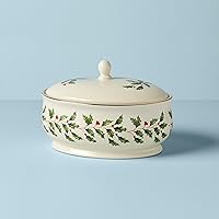 Vista 132 de Lenox 146504510 - Tazón de verduras navideño