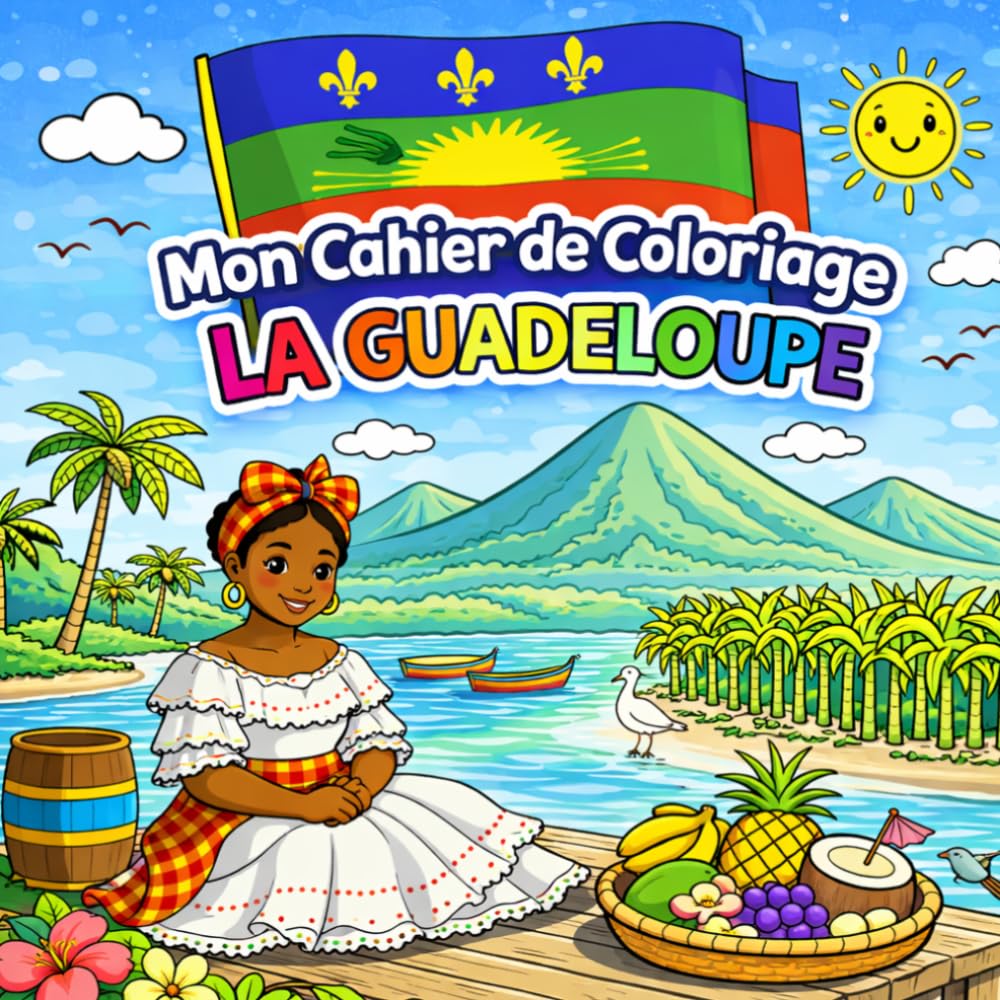 Mon cahier de coloriage de la Guadeloupe