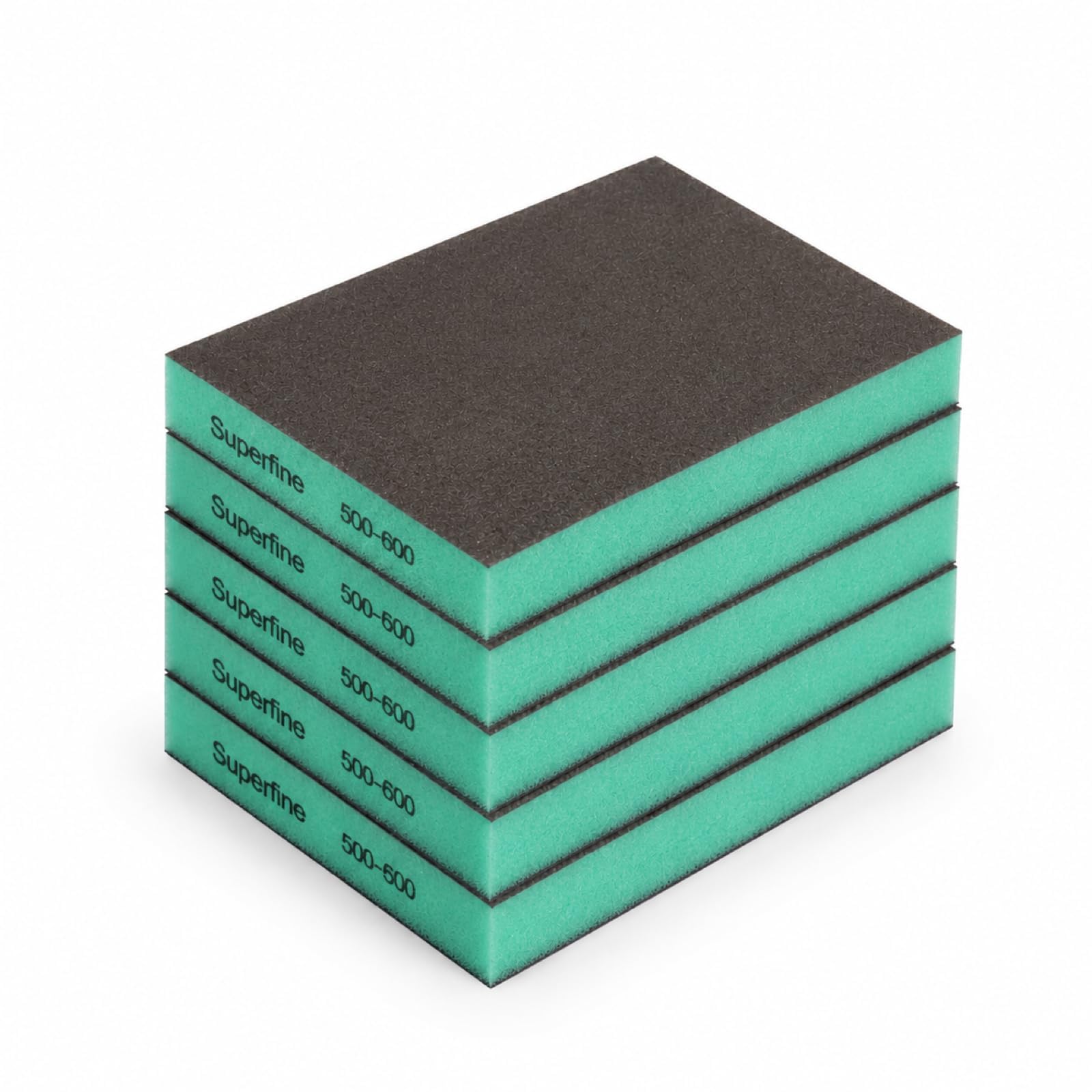 FASTPLUS Sanding Sponge 500/600 Grit Flexible Sanding Block Wet Dry