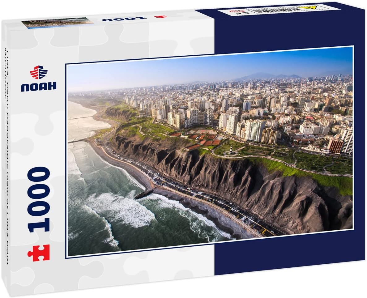 Noah Jigsaw Puzzle Lima, Peru: Panoramic View of Lima from Miraflores 1000 Pieces
