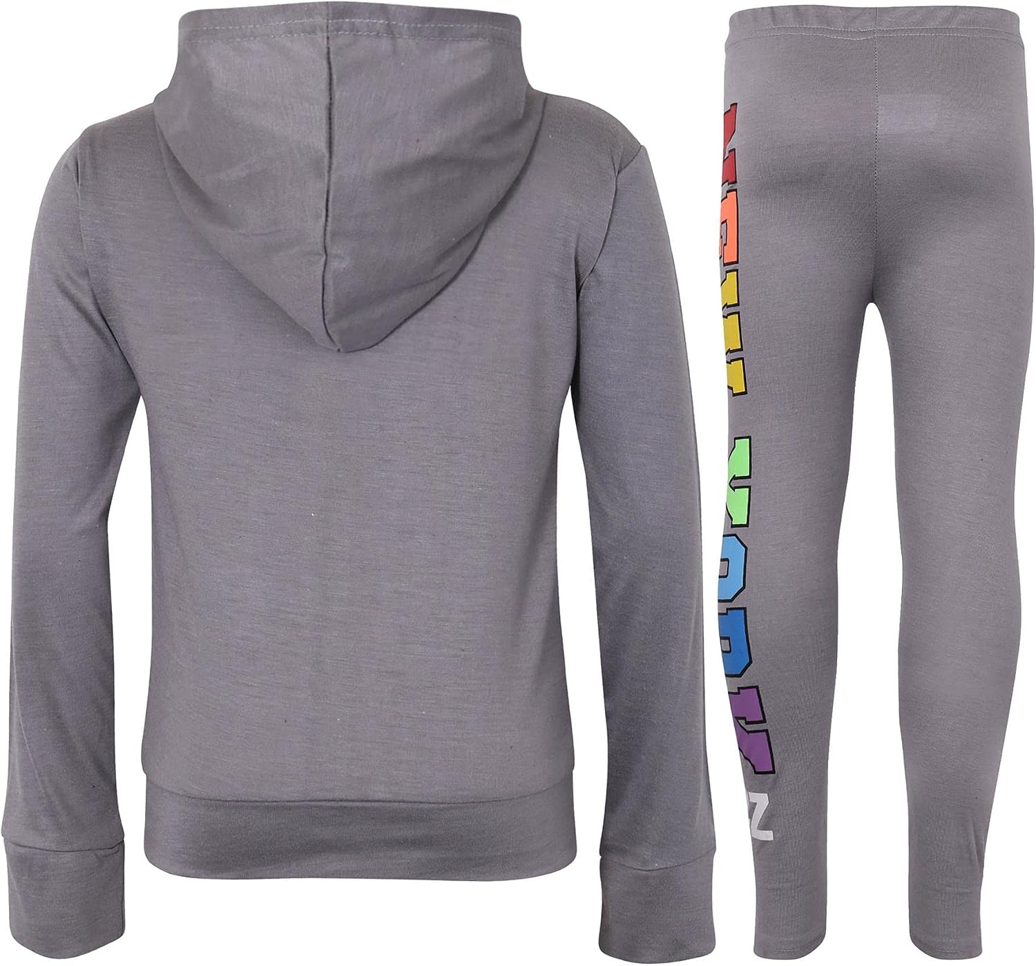 A2Z 4 Kids New York Hooded Set Long Sleeve Hood Top Matching Leggings 2 Piece Summer Fashion Outfit Girls Age 5-13