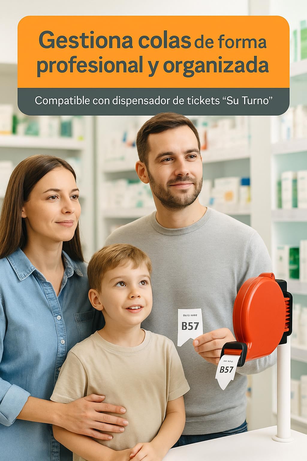RO Linea Blanca ® Pack 5 Rollos Su Turno 2000 Tickets Blanco Numerados 3 Digitos Compatible Dispensador Manual Ideal Gestión Colas Comercio Hosteleria Farmacia Carnicería Panaderia España