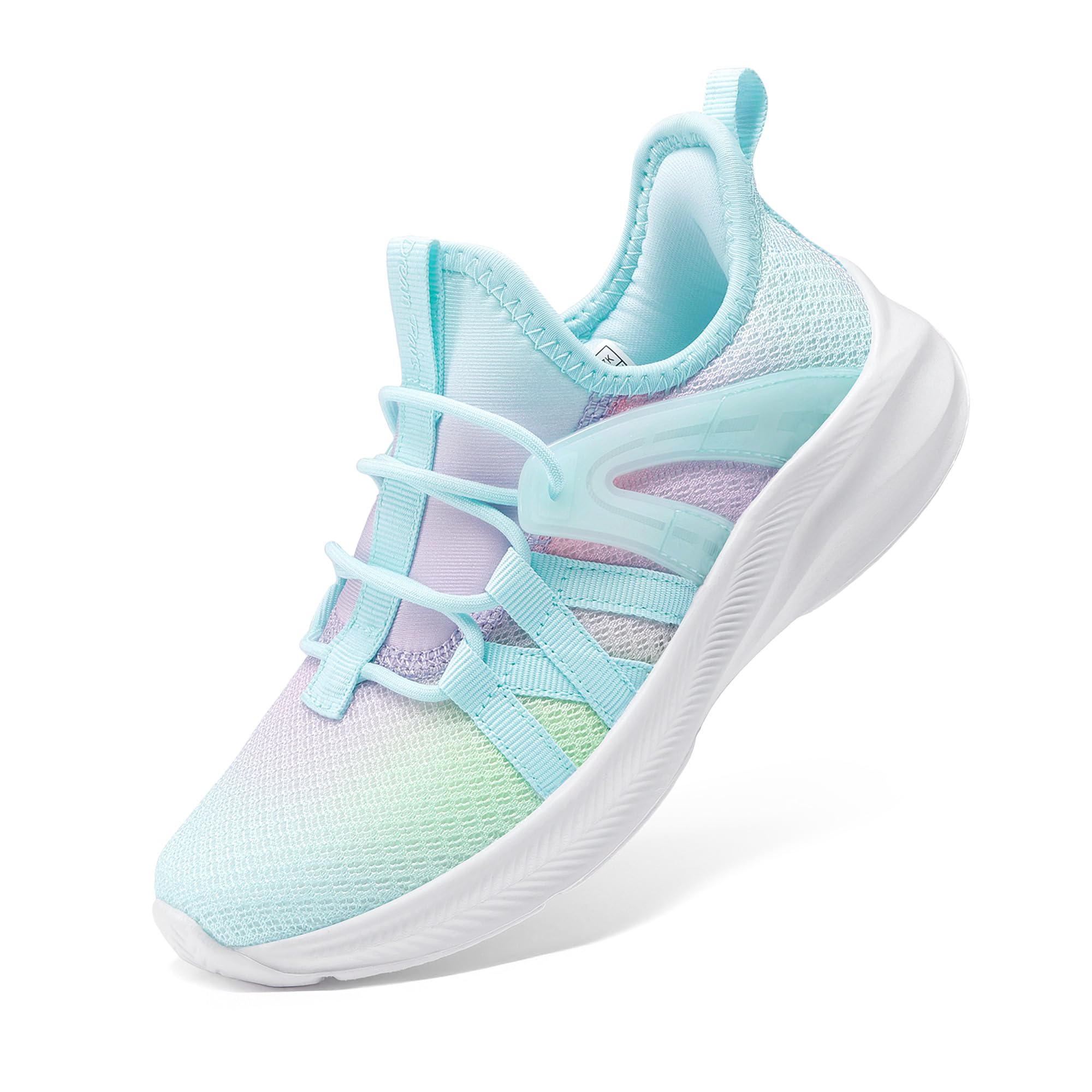 DREAM PAIRS Sneakers Slip-on per Bambini e Bambine | Ultra leggero, facile da spostare, traspirante Mesh Fresh Feel, Slip-On Indipendente, zona di flessione dell'avampiede