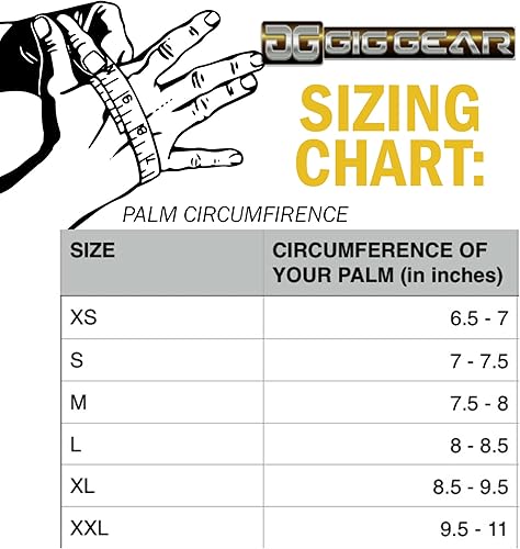 Miniatura 2 de Gig Gear Guantes de trabajo para pantalla táctil de alta visibilidad para todo propósito, guantes originales (XXL) - Versión original Negro/Amarillo