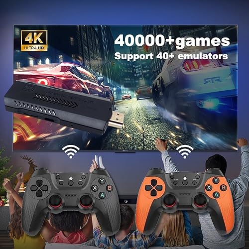 Miniatura 2 de X2 Ultra Retro Game Stick 4K, 256 GB con más de 58000 juegos, consola HDMI Plug and Play para TV, controlador inalámbrico de 2.4G, regalo de arcade