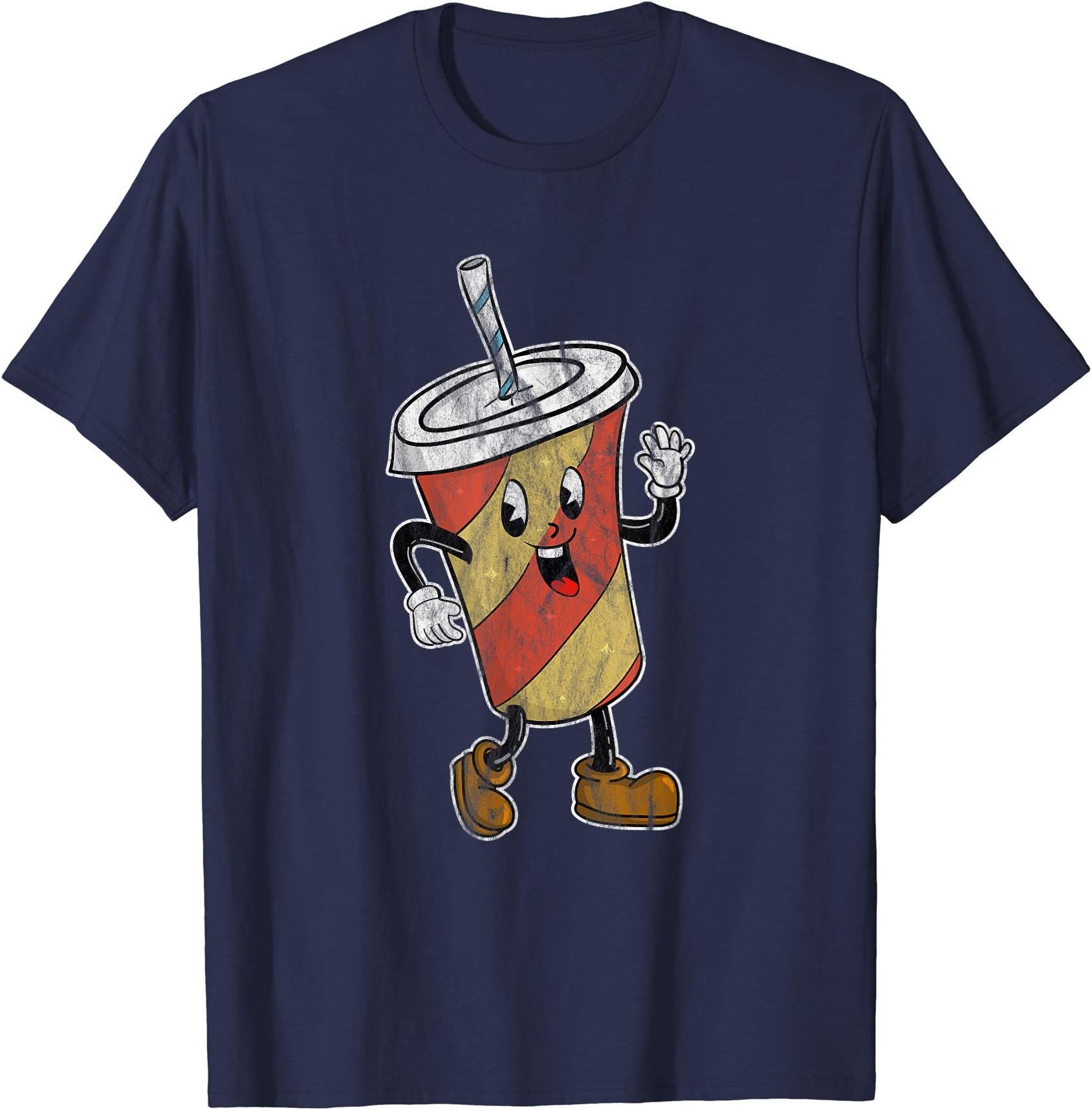 Von Hearse ShirtsDistressed Retro Drive-In Movie Soda Drink T-Shirt