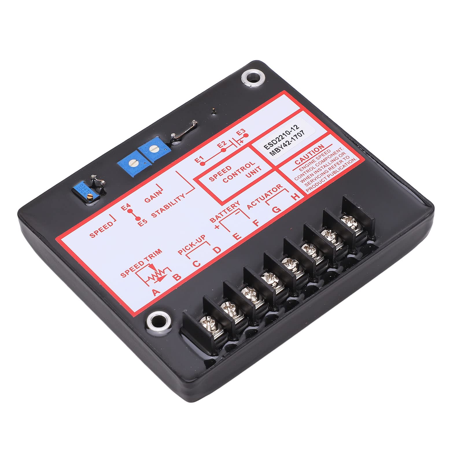 AUNMAS Controlador de Velocidad del Generador ESD2210 Electrónico 12-24V 4A