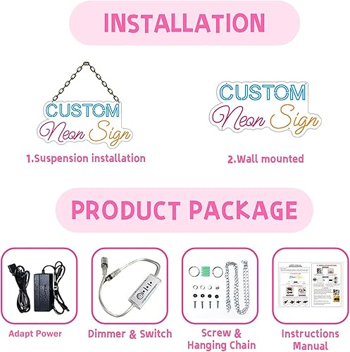 Miniatura 5 de CiCiYours - Letreros de neón LED, hechos a mano, para boda, fiesta de cumpleaños, hogar, habitación, tienda, logotipo, bar, novia, regalos, nombre,