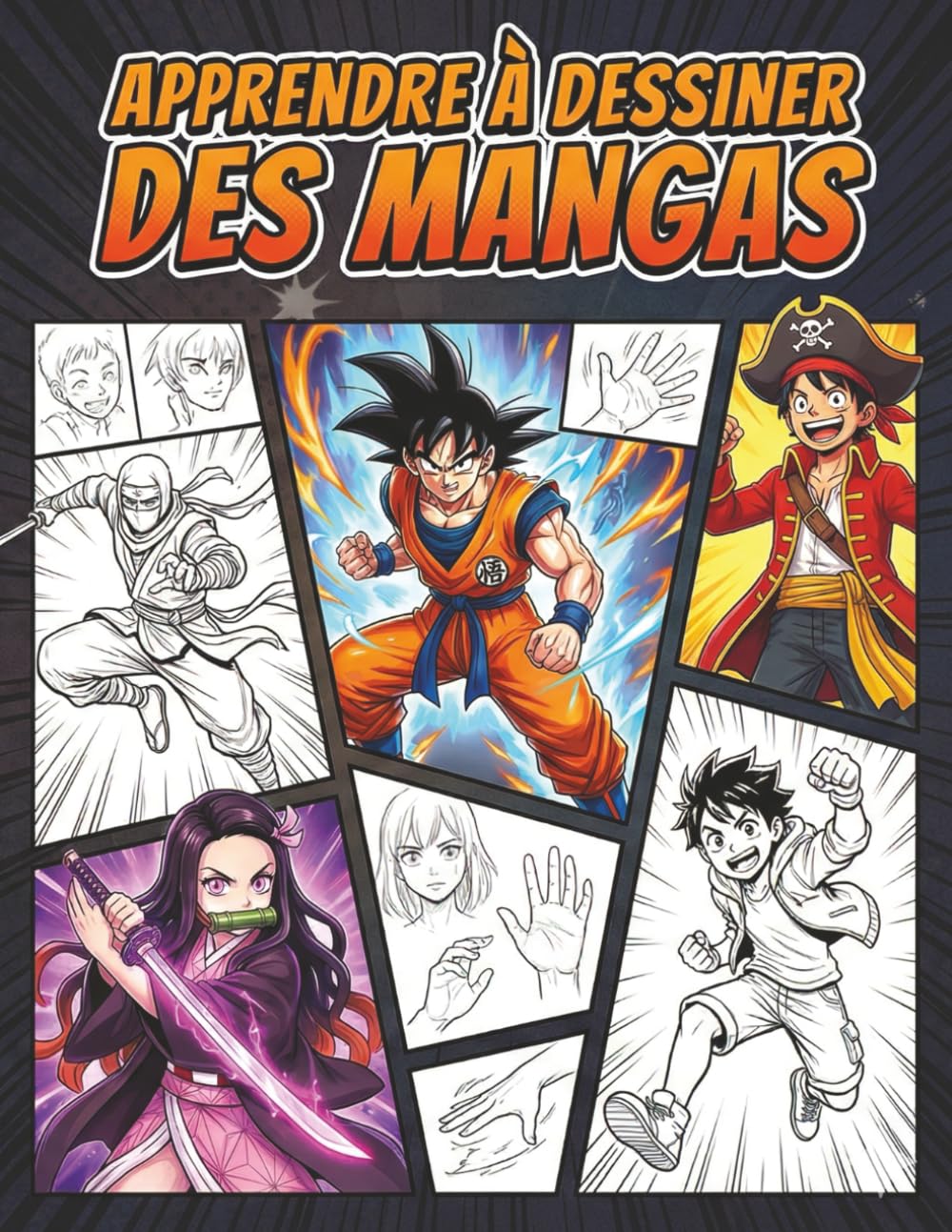 Apprendre à dessiner des mangas: Une idée cadeau idéale pour les passionnés de mangas – méthodes visuelles pour créer des personnages